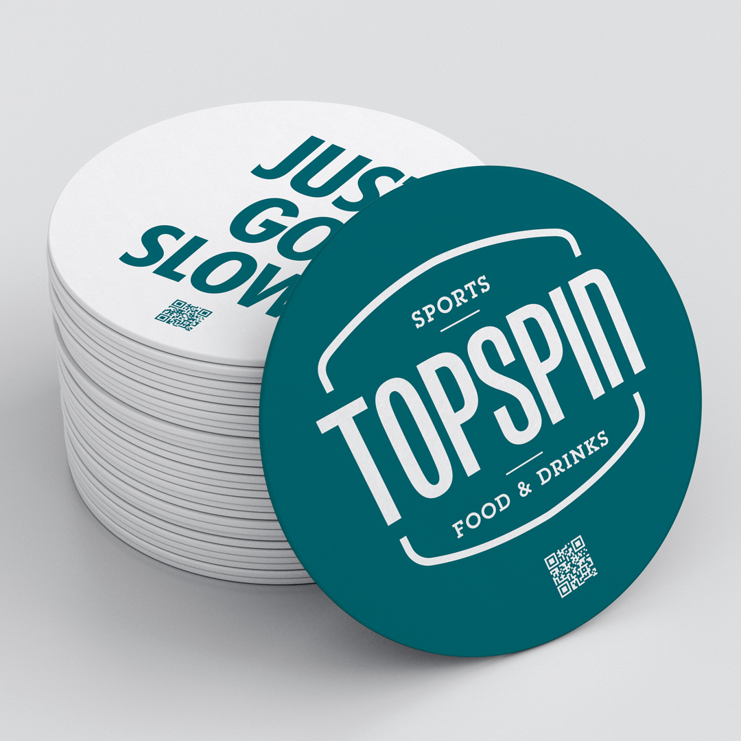 Topspin Restaurant Sportcenter Kehrsatz Branding Logodesign